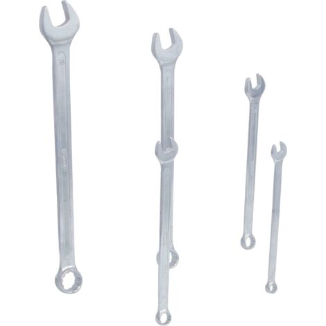 Jeu de clés mixtes, extra-longues, 5 pcs 8-19mm
