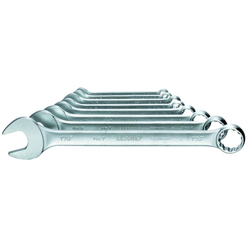 Gedore - 6091450 - Jeu de clés mixtes 8 pcs. profil ud 3/8-1 , 7-08A
