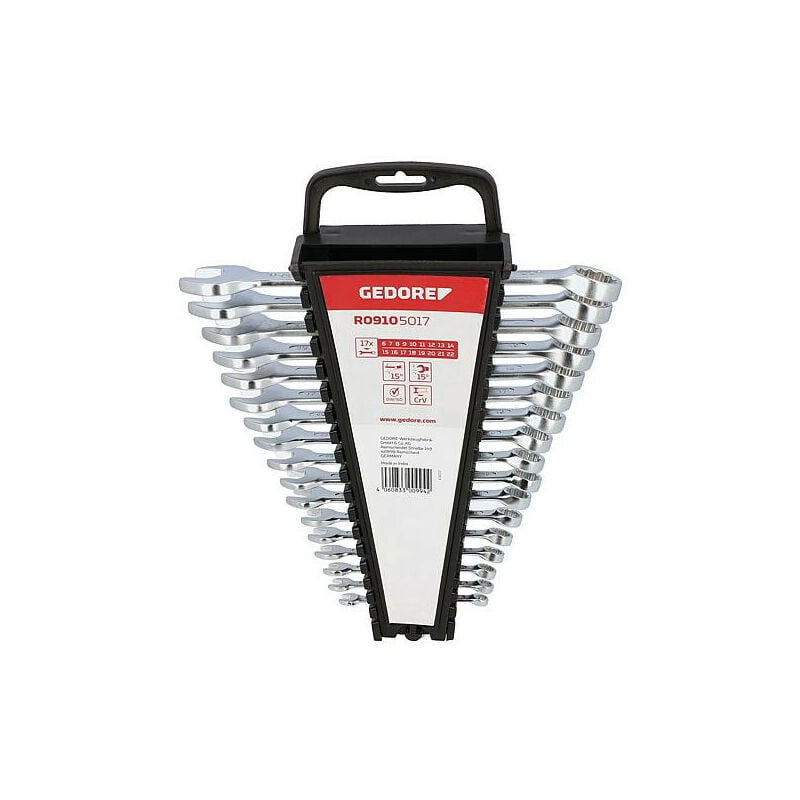 Gedore - Jeu de cles mixtes red 17 pieces 6-22mm