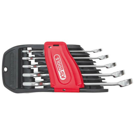 KS TOOLS 922.0040 Jeu de 5 clés mixtes métriques sur support