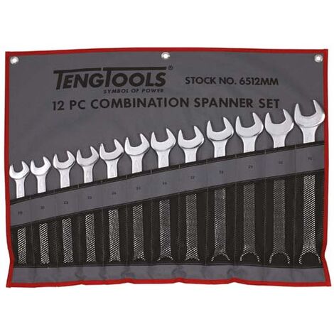Jeu de clés mixtes  TENGTOOLS 6512MM 151590205