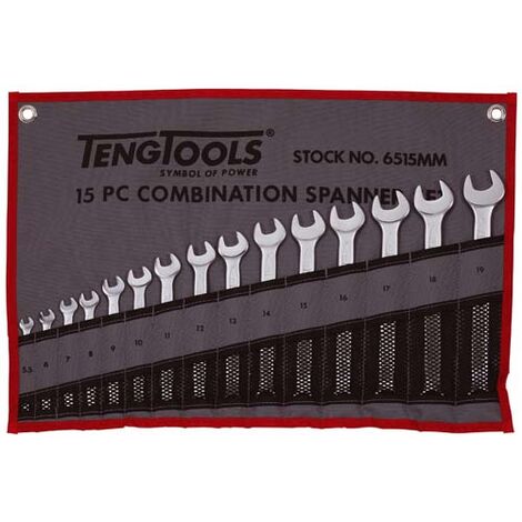 Jeu de clés mixtes  TENGTOOLS 6515MM 151590304