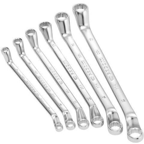 Jeu de clés polygonales contrecoudées métriques Facom, en boîte, 6 pcs.