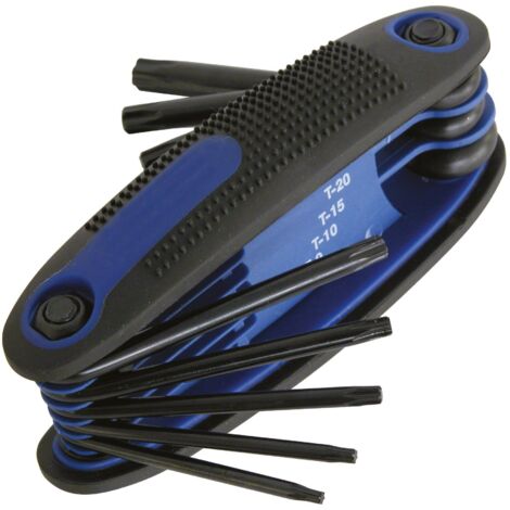 JEU DE CLES TORX T9/10/15/20/25/27/30/40