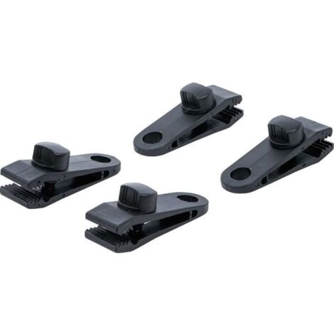 JEU DE CLIPS POUR BÂCHE 4 PIÈCES BGS DIY 80728