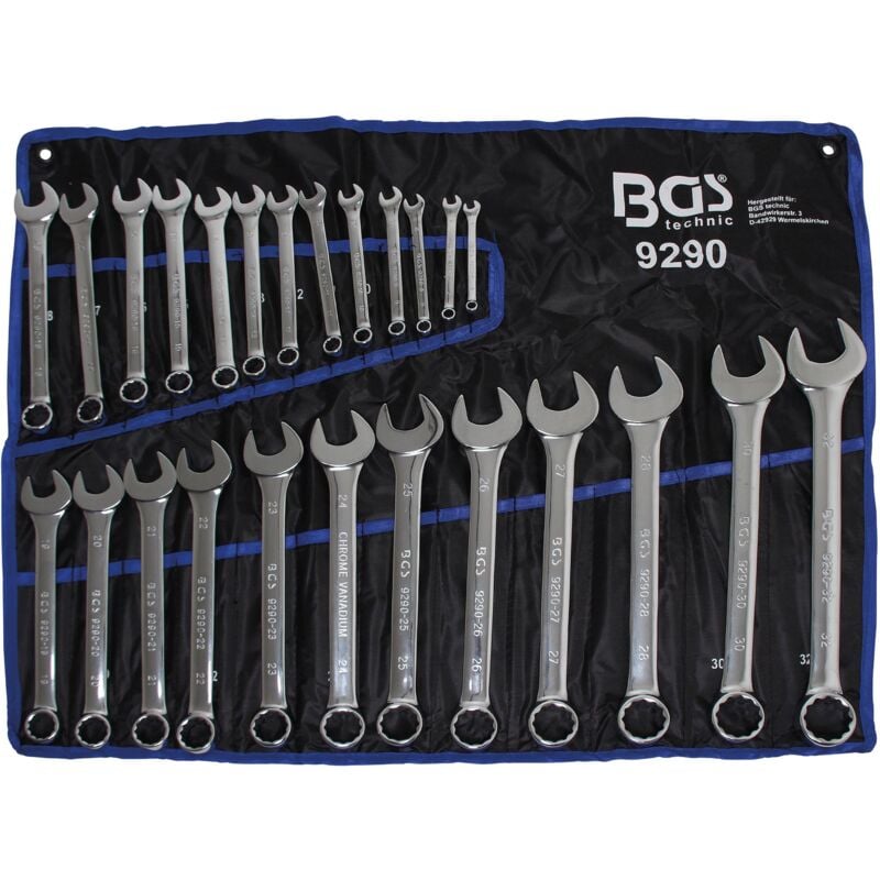 Jeu de clés mixtes 6 - 32 mm 25 pièces