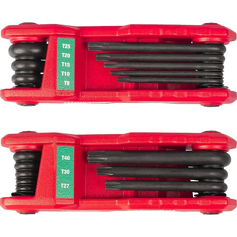 Jeu de clés Torx MILWAUKEE précision et durabilité pour tous vos travaux​ - 8 pièces