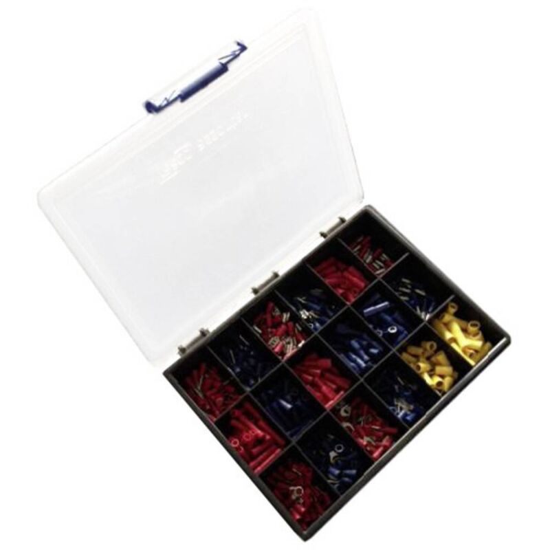 6368 Assortiment de cosses à sertir 0.50 mm² 6 mm² rouge, bleu, jaune 1 set - WKK