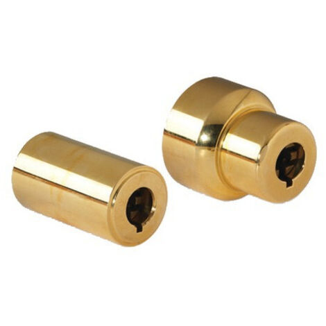Jeu de cylindres à double pompe pour serrure monopoint horizontale 45mm à 5 ailettes POLLUX 921500