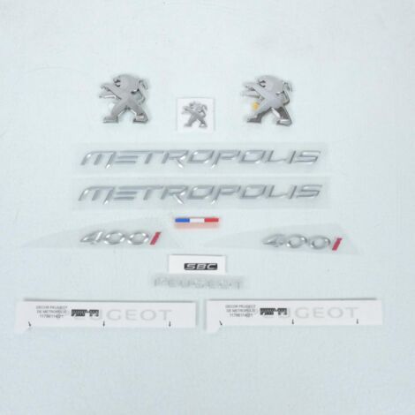 Jeu de décors Autocollant stickers pour scooter Peugeot 400