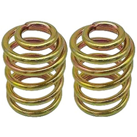 Jeu de deux ressorts de siège de soupape de compression (référence 283516) pour tondeuses à gazon, ressorts d'amortissement de disque de coupe. Ces ressorts métalliques offrent une bonne élasticité. –