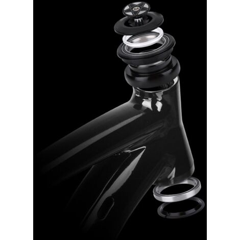 Jeu de direction à roulements externes pour cadre vélo tube droit 44mm, pièce détachée cycle.