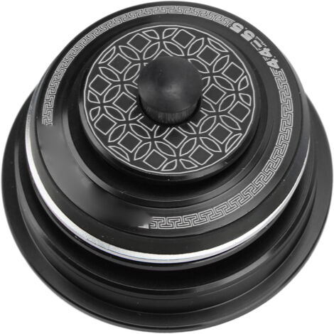 Jeu de direction en alliage d'aluminium noir pour VTT, compatible fourche tube droit - Viaron