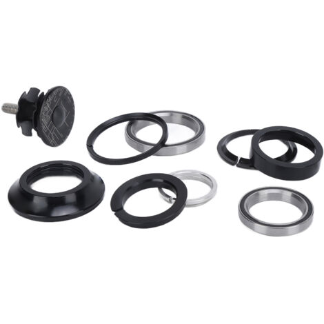 Jeu de direction VTT LeBycle pour vélo de route avec doubles roulements, dimensions 28.6x44‑44x39.8mm, tube droit conique.