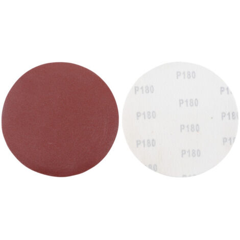 Jeu de disques abrasifs pour ponceuse girafe grain 180 oxyde d’aluminium 10 pièces Kraftmann