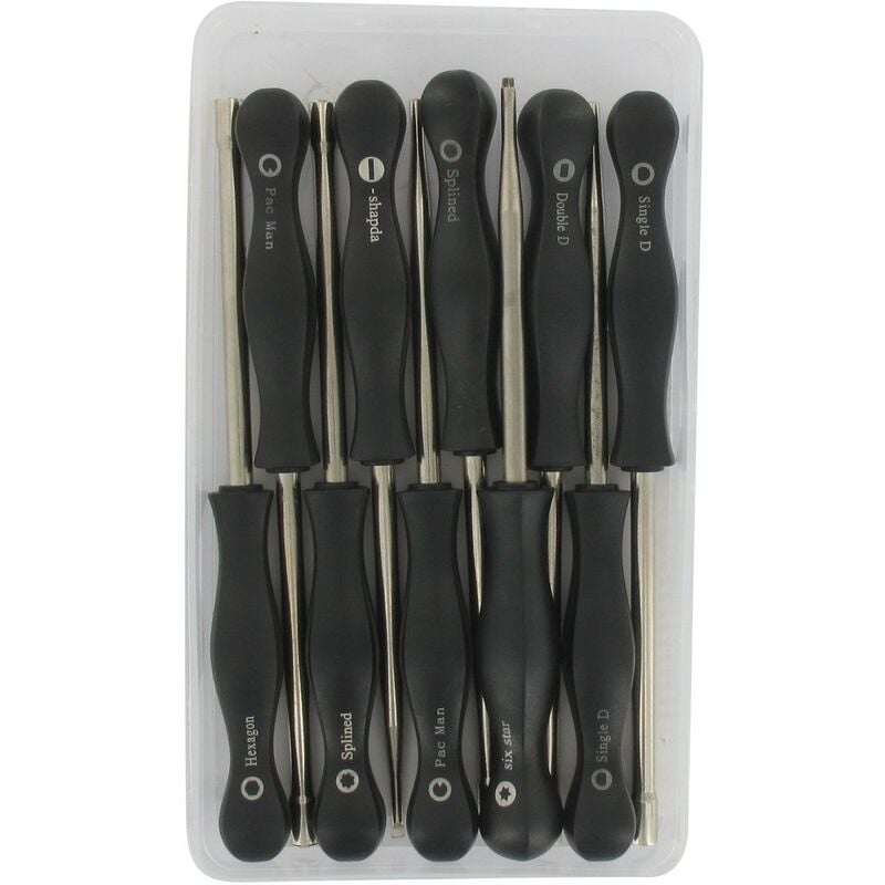 Jeu de dix outils de réglage carburateurs UNIVERSEL