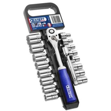 Jeu de douilles 1-2 - 18 pièces Expert - STANLEY BLACK & DECKER FRANCE