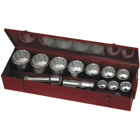 Jeu de douilles 1 36-80mm 15 pcs Teng Tools M1115MM