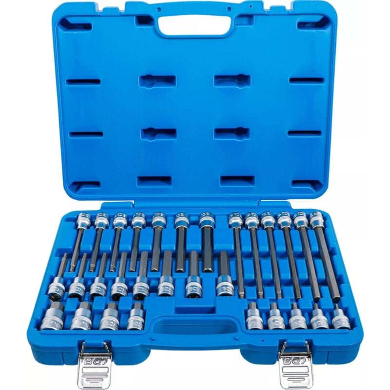 Jeu de douilles 1/2 a embouts 6 pans males - 30 pieces