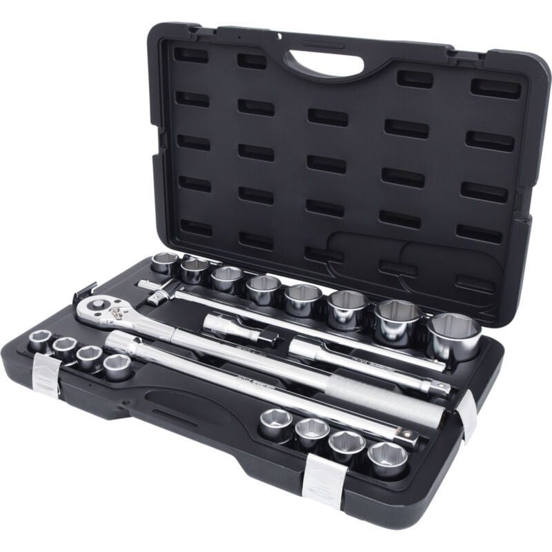 Kstools - ks Tools - Coffret de douilles 6 pans métriques et accessoires 3/4'', 21 pièces - 911.0721