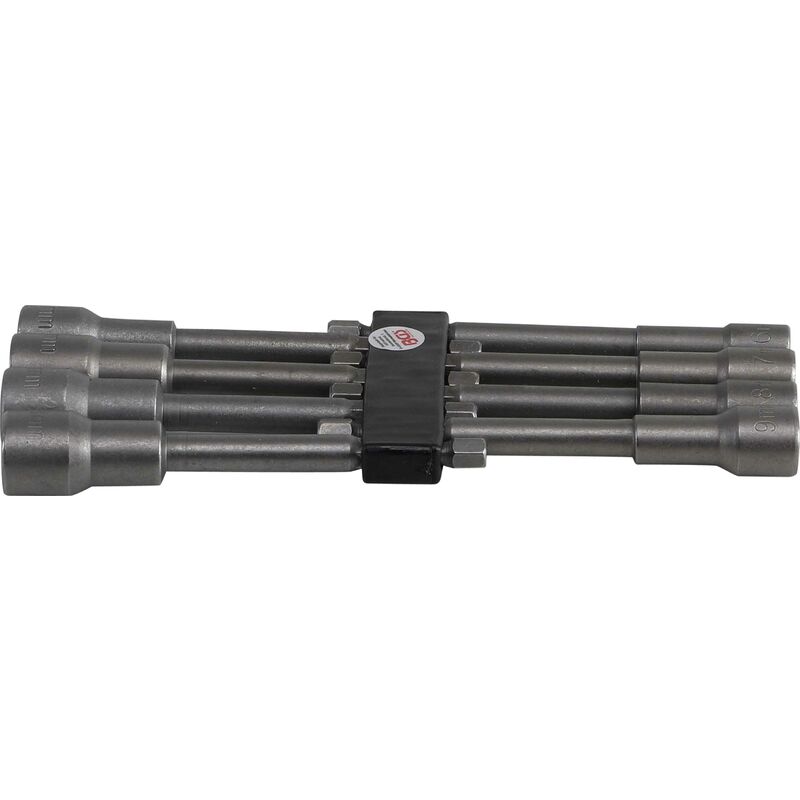 Jeu de douilles à choc, six pans extra longues 6,3 mm (1/4'') pour perceuses 6 - 13 mm 8 pièces bgs 2759