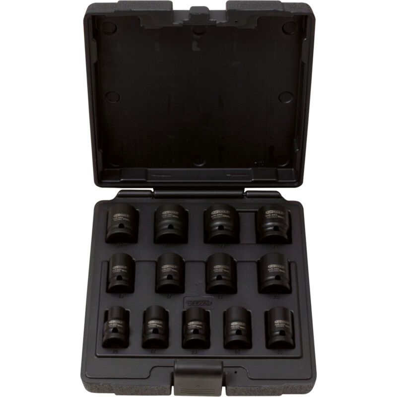 Jeu de douilles à chocs KS TOOLS 12 pans - 13 pcs - 515.0900
