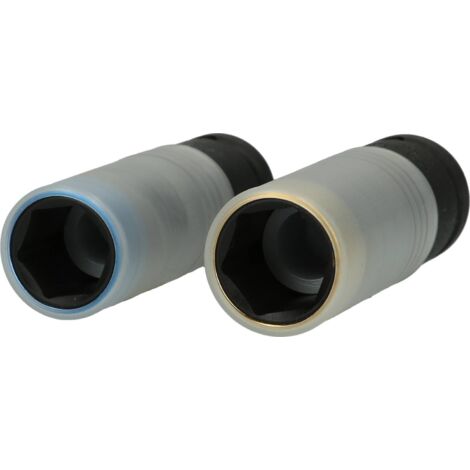 Jeu de douilles à chocs pour jantes aluminium SlimPOWER, 2 pcs, 1/2"
