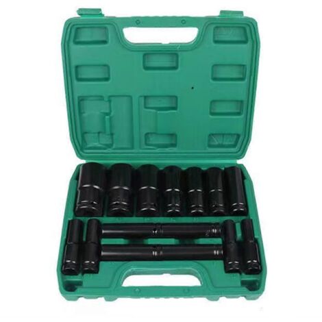 Jeu de douilles à impact 1/2" - 15 pièces - Taille métrique