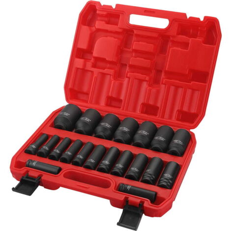 JEU DE DOUILLES À IMPACT 20 PIÈCES 1/2" HEXAGONALE KD11794