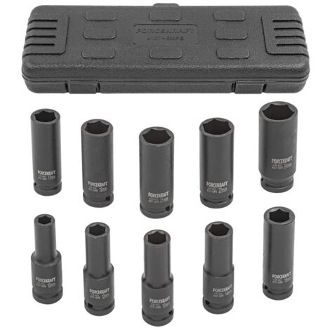 Jeu de douilles à impact de 1/2" (10-24 mm)