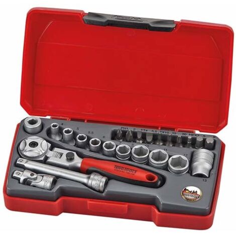 Jeu de douilles articulées, T1424S, 24 pièces  TENGTOOLS 186901005