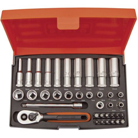 Jeu de douilles Bahco SL25L 37 unités