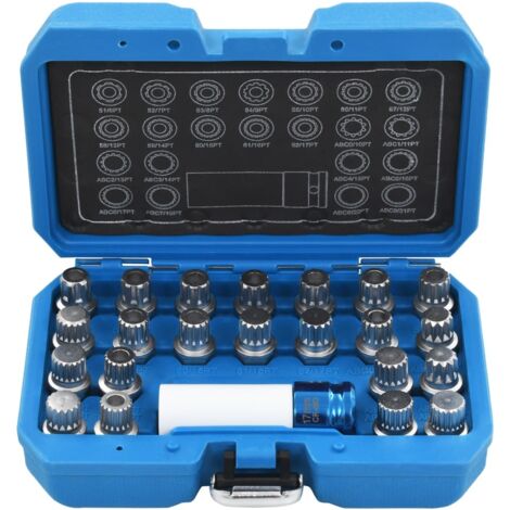 Jeu de douilles de verrouillage de jante 23 pcs pour VAG CFW961092