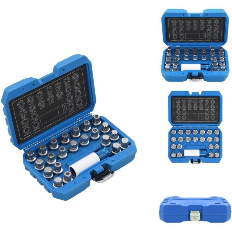 Jeu de douilles de verrouillage de jante 23 pcs pour VAG - Ensemble De Douilles - Outillage Mécanique - Douilles De Déblocage - Roue VAG - Outil De