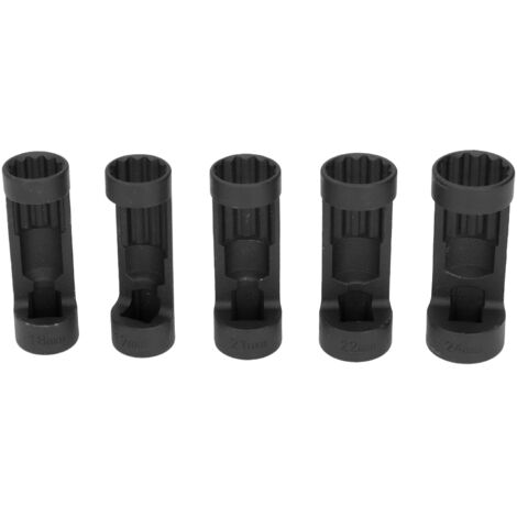 Jeu de douilles d'écrou de jambe de force, 5 pièces, Suspension 1/2 pouces, 18 à 24mm pour outil de réparation automobile
