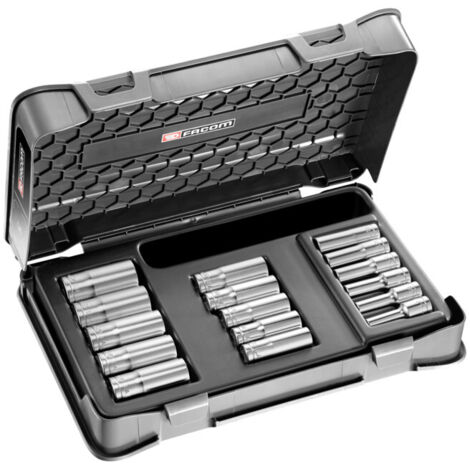 Jeu de douilles Facom 3/8 12 pans 16 pièces