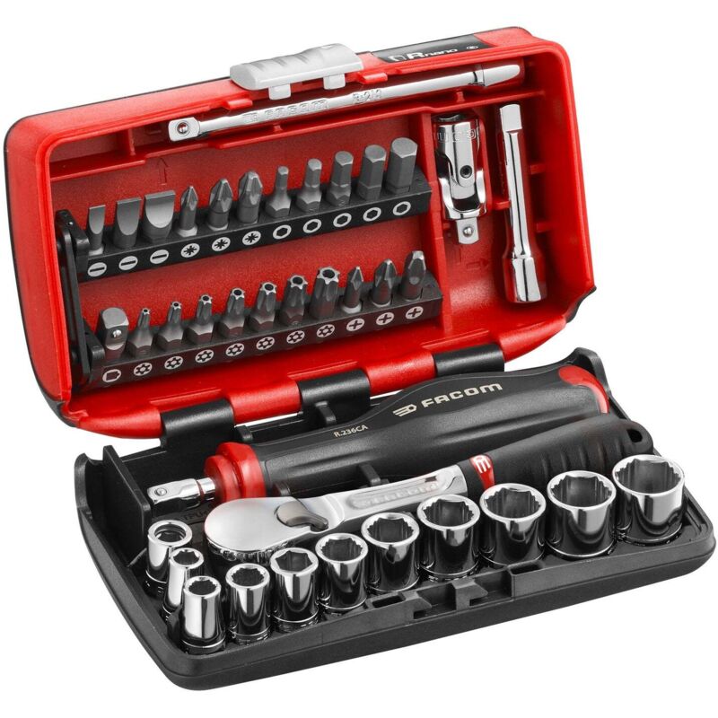 Jeu de douilles Facom OGV GRIP 14 po 38 outils pièces - vue 3
