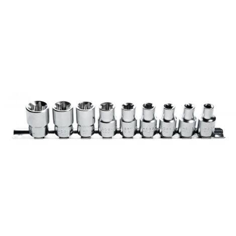 Jeu de douilles Hogert HT1A880 10-24 mm 9 unités