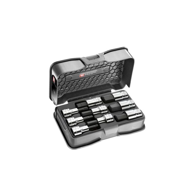 STM.J9APB Jeu de douilles-embouts 1/2' (12.5 mm) 9 pièces STM.J9APB A003261 - Facom