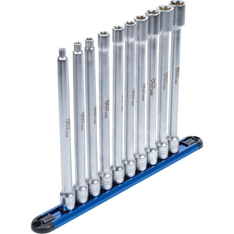 Bgs Technic - Jeu de douilles, profil e xxl 10 mm (3/8') E6 - E20 10 pièces