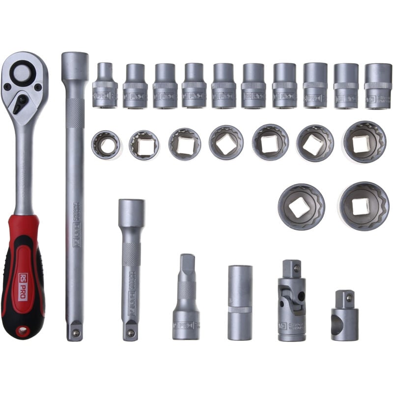 Rs Pro - Jeu de douilles 1/2' Carré 26 pièces ( Prix pour 1 )