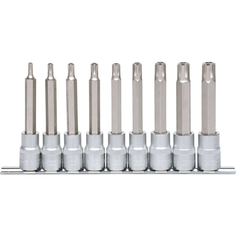 Kstools - 1/2' Jeu de douilles ribe, longues, 9 pcs