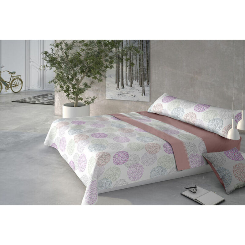 Parure de lit pierre cardincorallina doris pink bed de 90