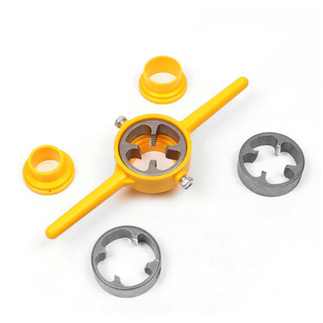 Jeu de filières multifonctionnelles pour tuyaux d'eau en plastique, taraud manuel impérial, filetage conique PVC NPT 60°