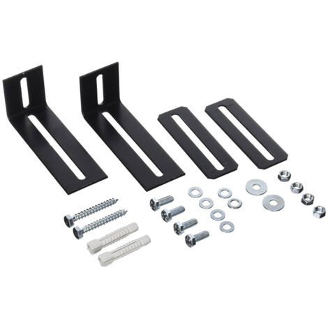 Jeu de fixation murale réglable en métal pour bâti-support CESAME autoportant ou universel - Regiplast