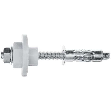 Jeu de fixations pour lavabos dans paroi creuse Ramussen. cheville Ø 13 x longueur 50 mm.vis diamètre 8 x longueur 120 mm - R. A. M.