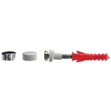 Jeu de fixations pour WC et bidets Ramussen. cheville Ø 8 x longueur 39 mm. vis diamètre 6 x longueur 80 mm - R. A. M.