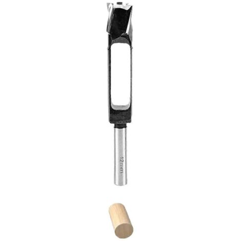 Jeu de forets à bouchon profonds en acier au carbone, profondeur de coupe 56 mm, profondeur de coupe 12 mm