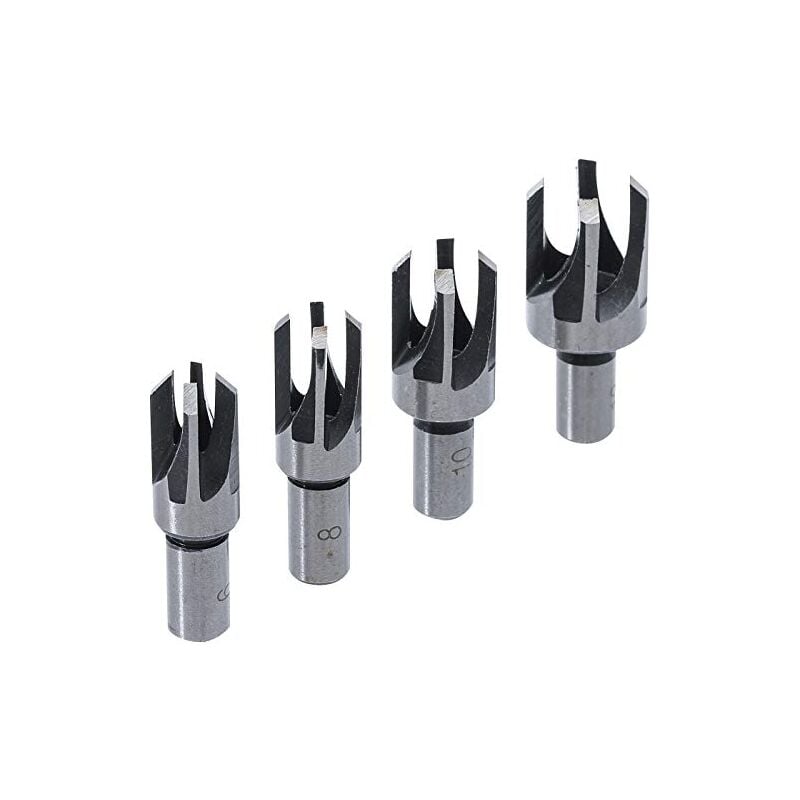 Kraftmann 6838 lot de 4 forets à pipe 6-8-10-13 mm