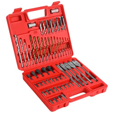 Jeu de forets, embouts, douilles 57 pièces KD11272